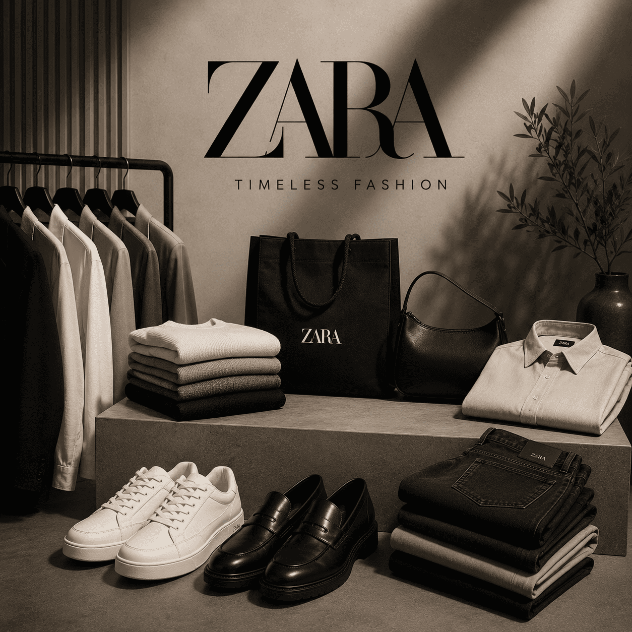 Zara brand logo