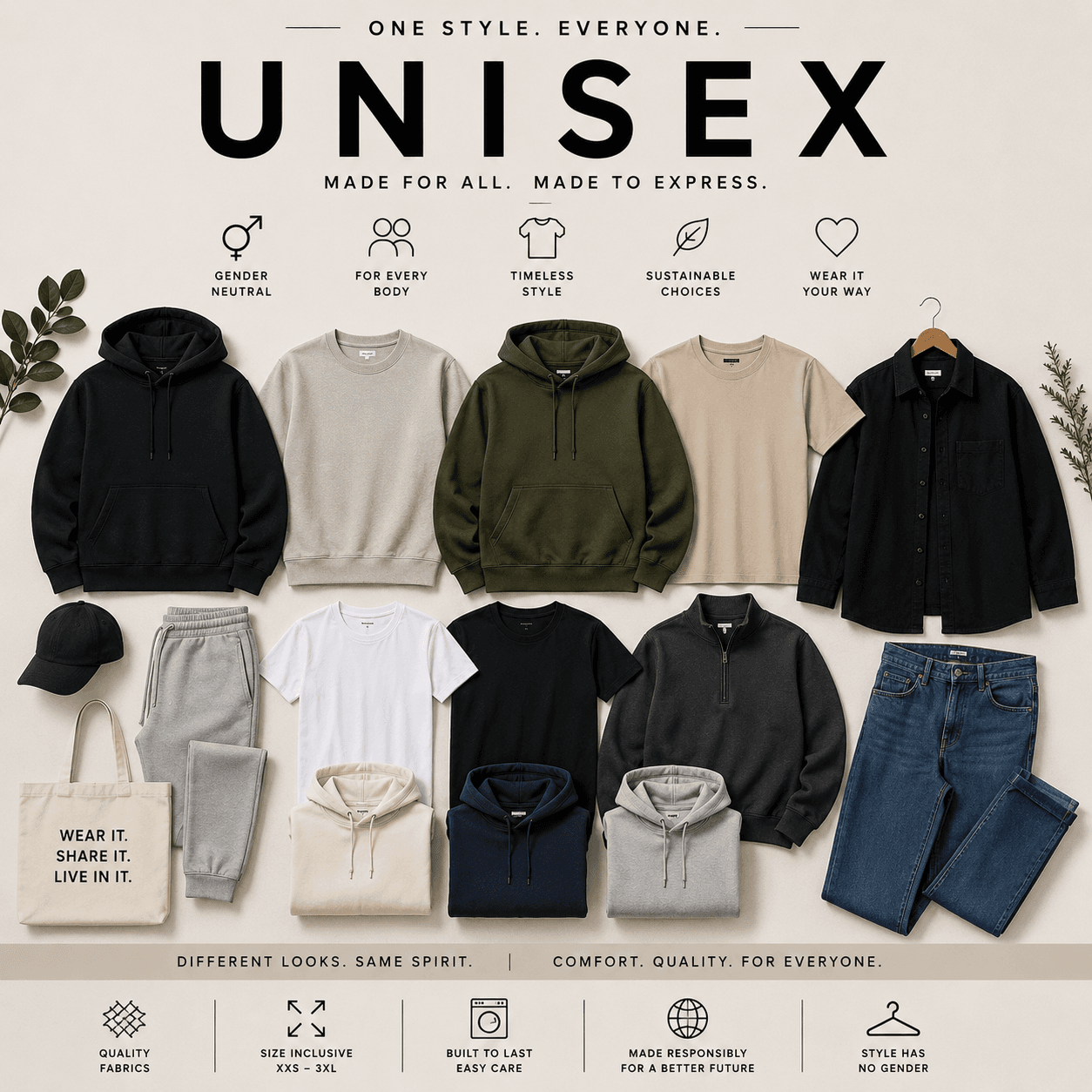 Unisex product category image