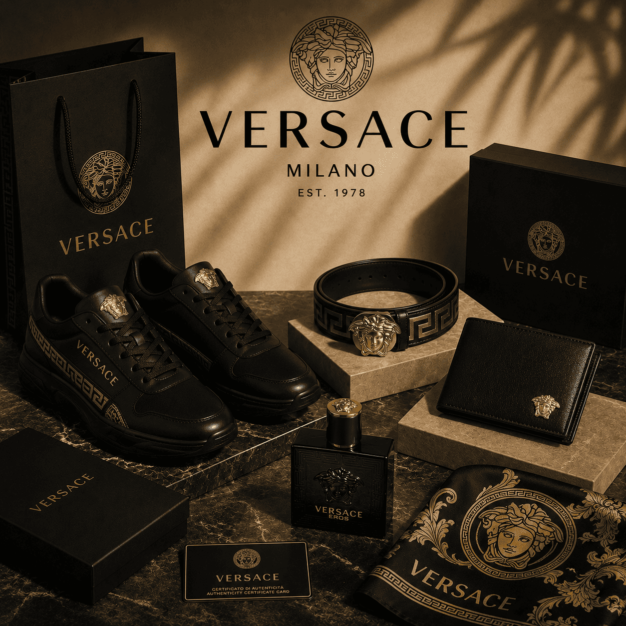 Versace brand logo