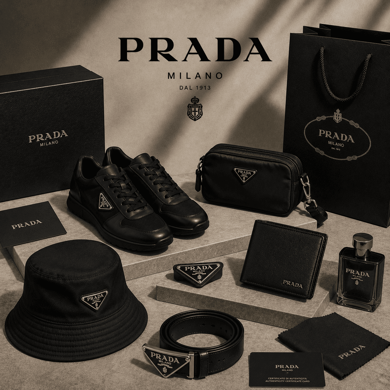 Prada brand logo