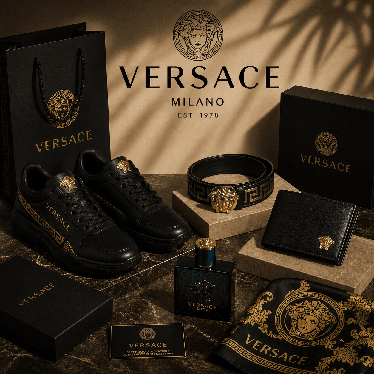 Versace brand logo