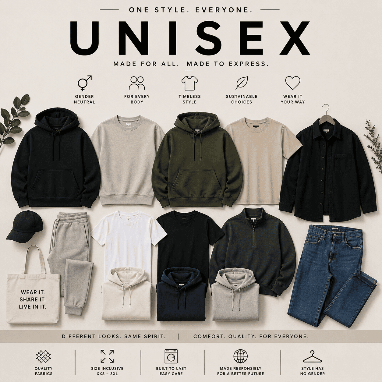 Unisex product category image