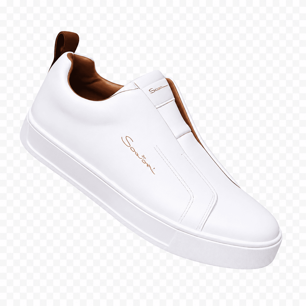 Santoni Milano Luxe Slip-On Sneakers